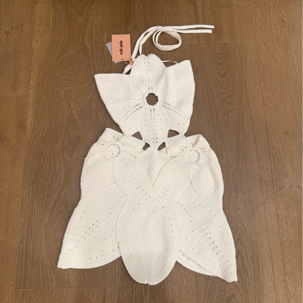 Cult Gaia White Halter Dress - Picture 2 of 3